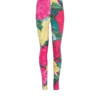 Jerseyleggings med rosmönster
