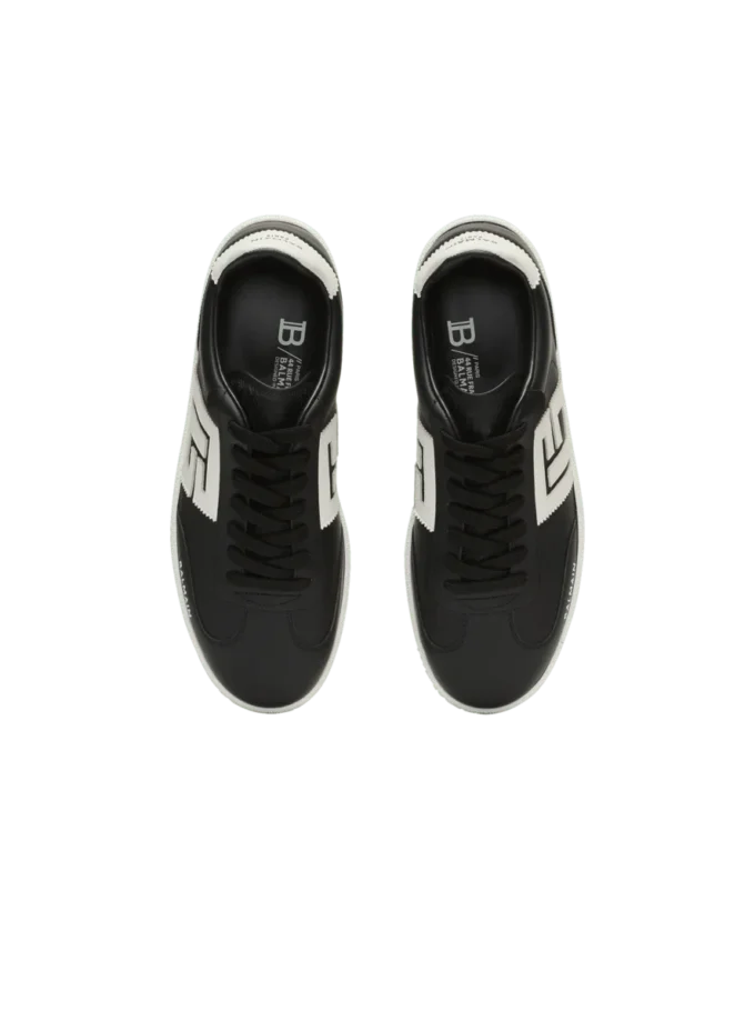 Kalvskinn Balmain Swan sneakers