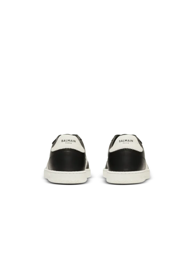 Kalvskinn Balmain Swan sneakers