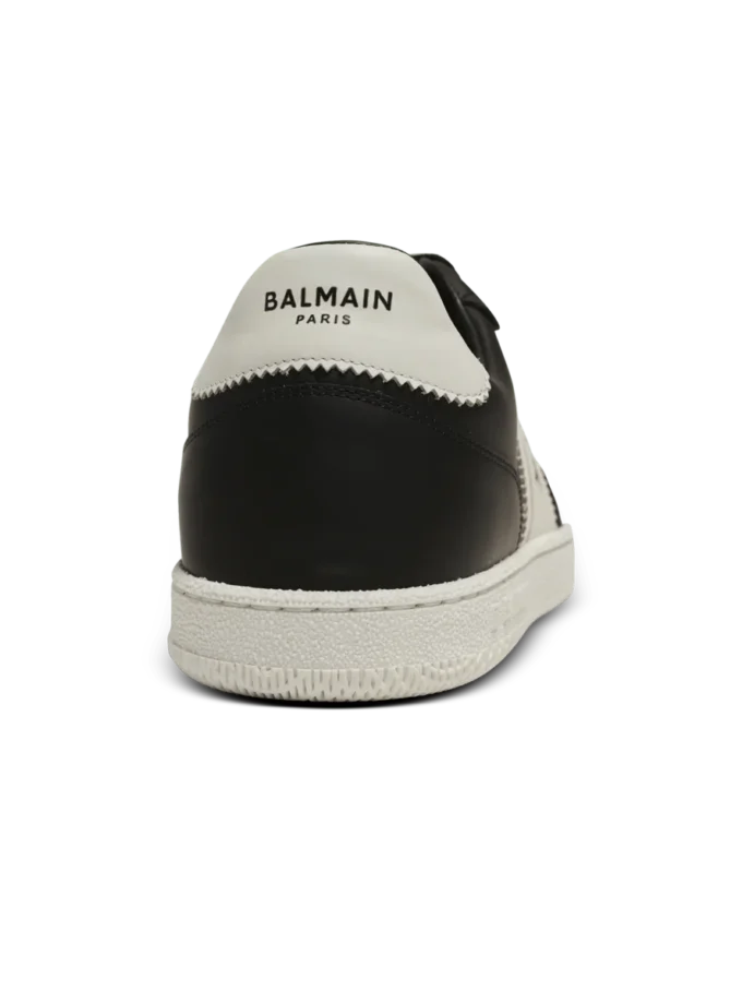 Kalvskinn Balmain Swan sneakers