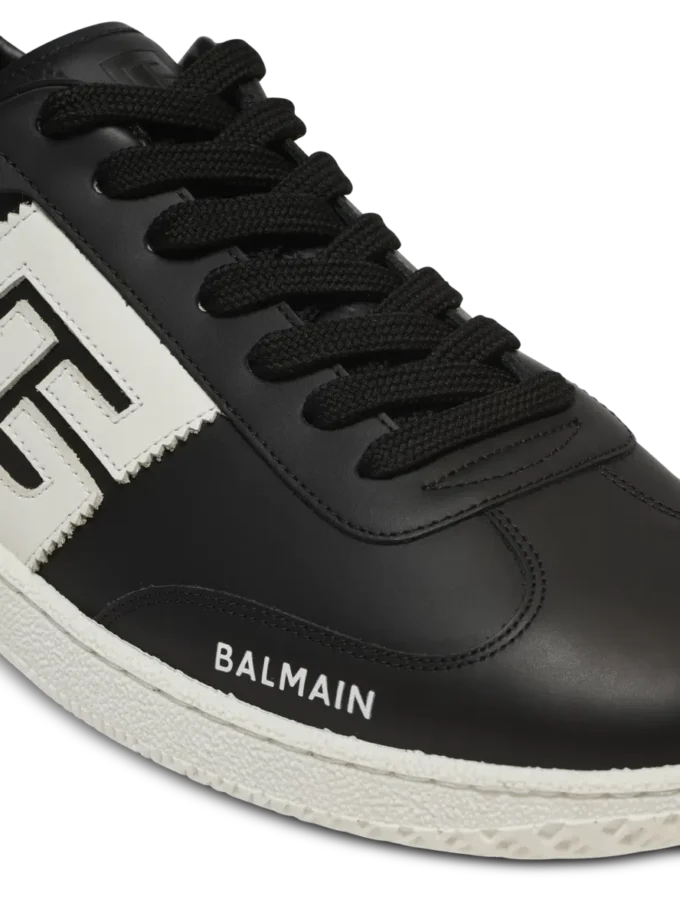 Kalvskinn Balmain Swan sneakers