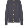 Knappad ekologisk kashmircardigan