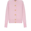 Knappad ekologisk kashmircardigan