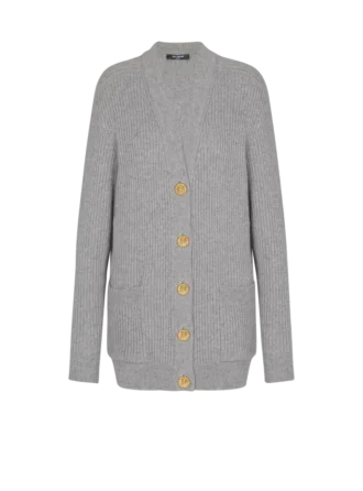 Knäppt kashmircardigan