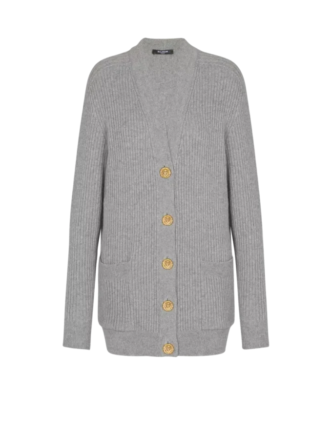 Knäppt kashmircardigan