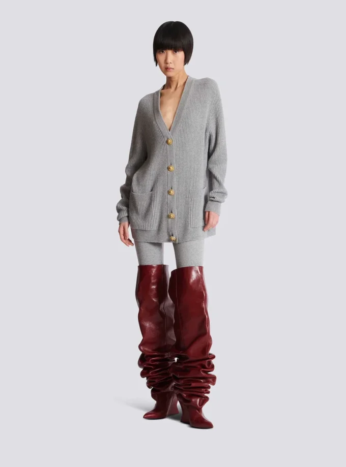 Knäppt kashmircardigan