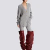Knäppt kashmircardigan