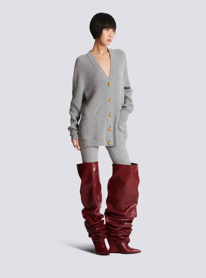 Knäppt kashmircardigan