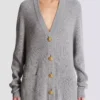 Knäppt kashmircardigan