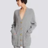 Knäppt kashmircardigan