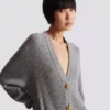 Knäppt kashmircardigan