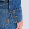 Kort, blekt jeansjacka Kort, blekt jeansjacka
