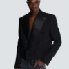 Kort dubbel crepe-jacka Kort dubbel crepe-jacka