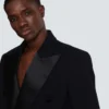 Kort dubbel crepe-jacka Kort dubbel crepe-jacka