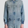 Kort fodrad jeansjacka