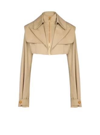 Kort gabardinejacka