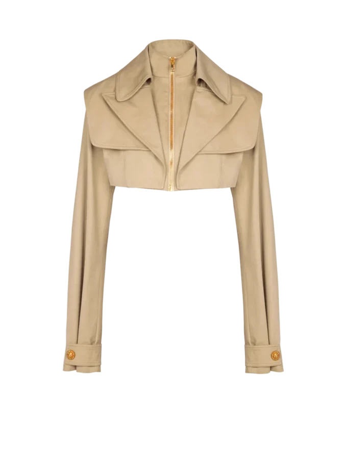 Kort gabardinejacka