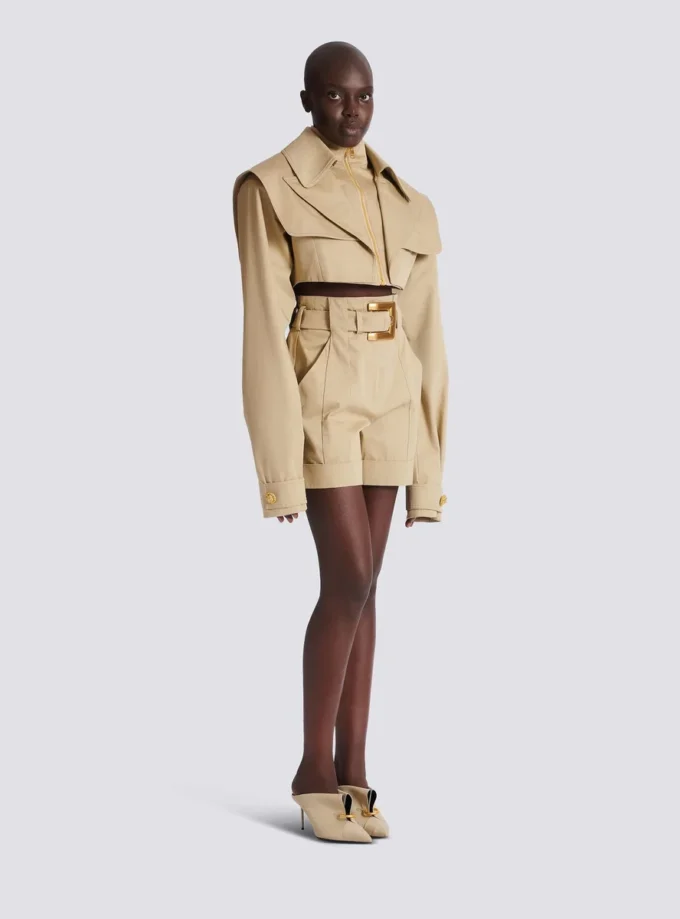 Kort gabardinejacka