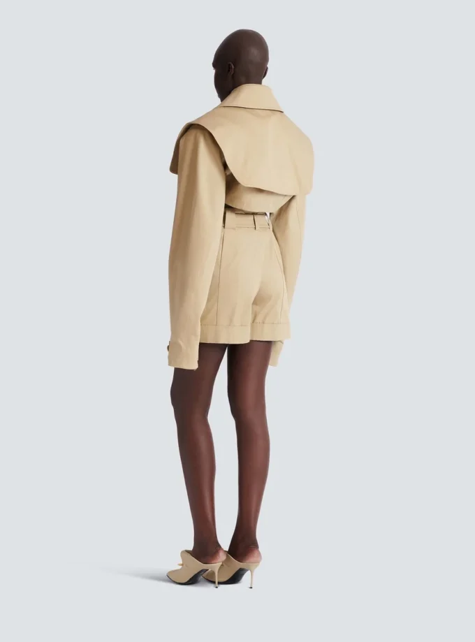 Kort gabardinejacka
