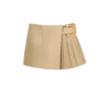 Kort gabardinekjol med bältesdetalj Kort gabardinekjol med bältesdetalj