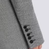 Kort jacka i Prince of Wales-jacquard