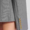 Kort jackklänning i draperad ull Kort jackklänning i draperad ull