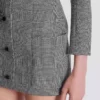Kort klänning i Prince of Wales-jacquard Kort klänning i Prince of Wales-jacquard