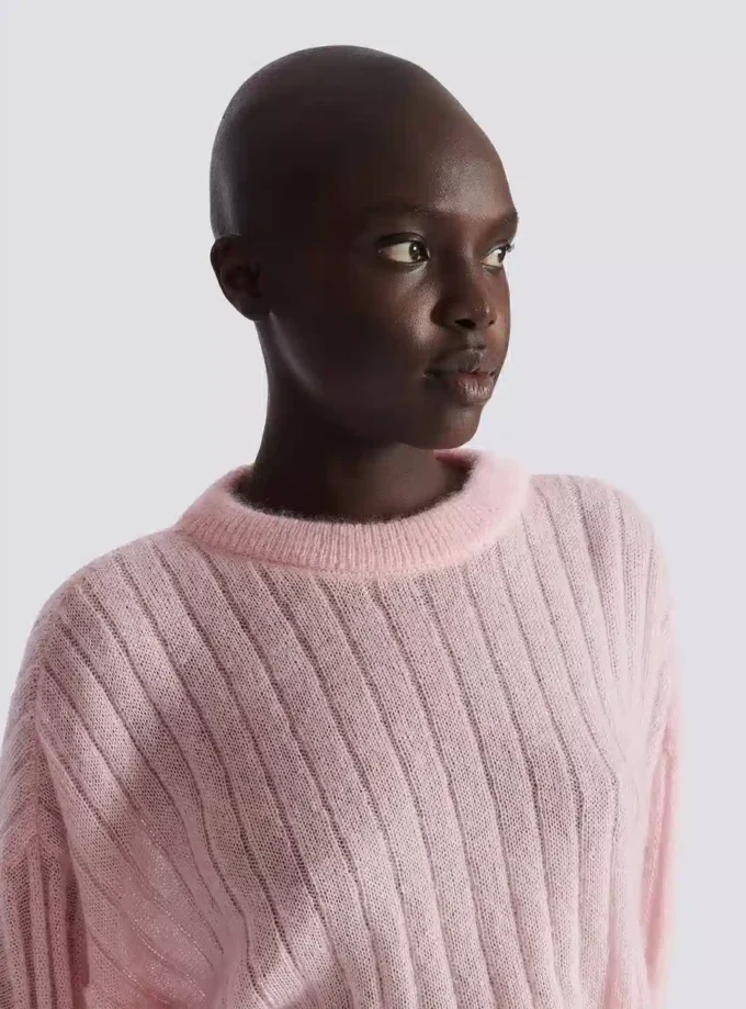Kort mohairtröja Kort mohairtröja
