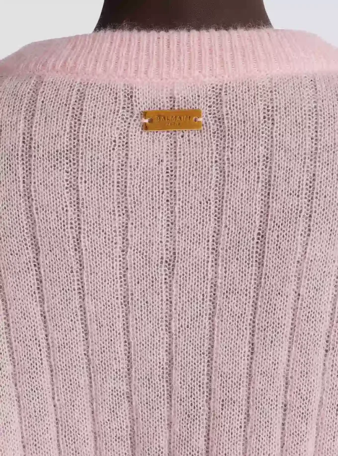 Kort mohairtröja Kort mohairtröja