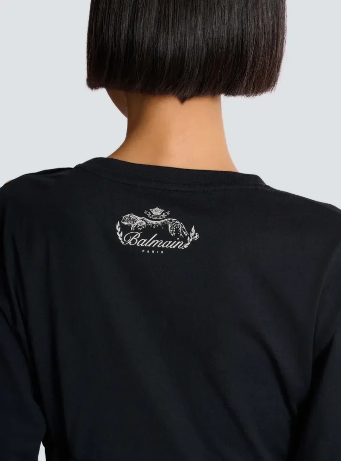 Kort T-shirt med knytband Kort T-shirt med knytband
