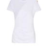 Kortärmad draperad jersey-T-shirt