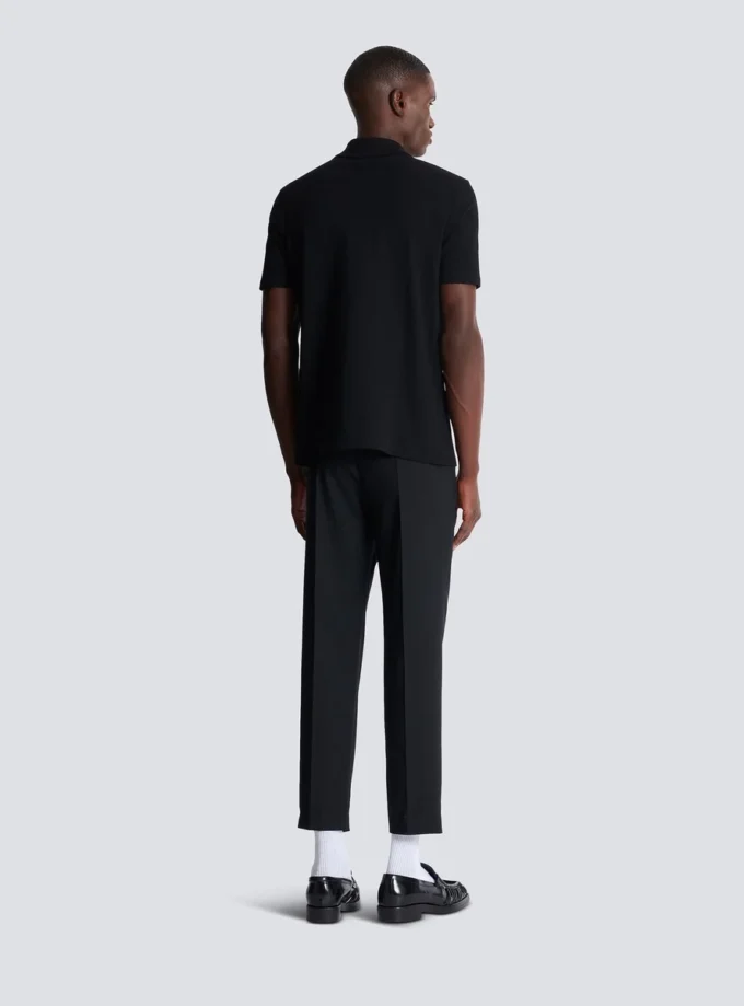 Kortärmad polotröja med broderi Kortärmad polotröja med broderi