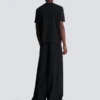 Kortärmad T-shirt med flockat Balmain College-tryck Kortärmad T-shirt med flockat Balmain College-tryck