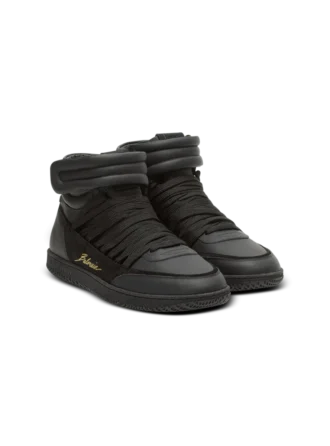 Läder Balmain Swan Mid-Top snörskor