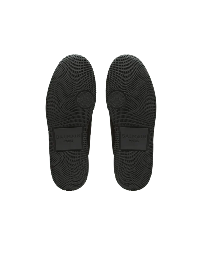 Läder Balmain Swan Mid-Top snörskor