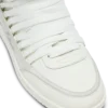 Läder Balmain Swan Mid-Top snörskor