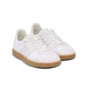 Läder- och canvas-träningsskor Balmain Swan Läder- och canvas-träningsskor Balmain Swan