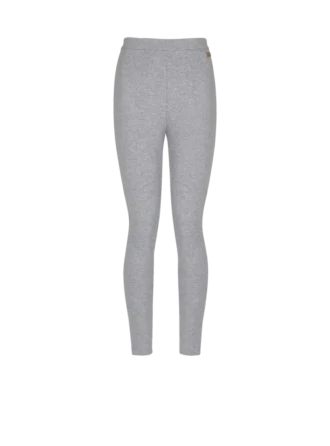 Leggings i bomullstrikå