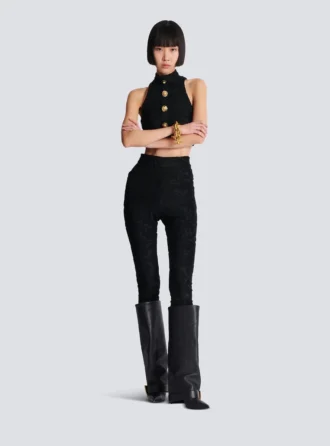 Leggings med barockmönster