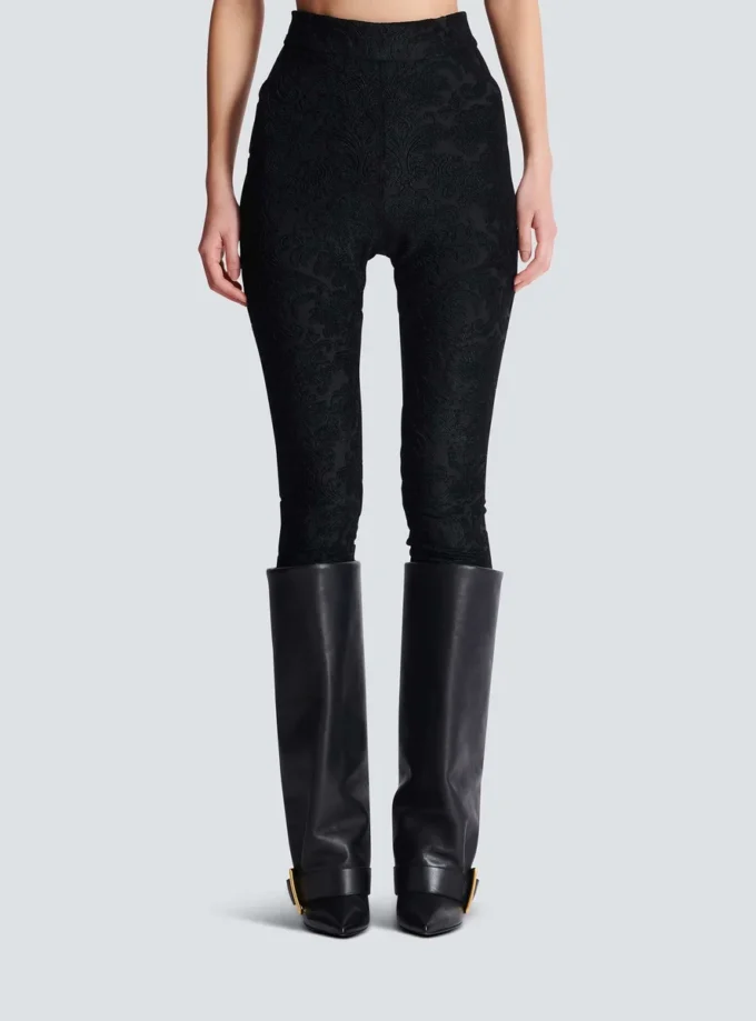Leggings med barockmönster