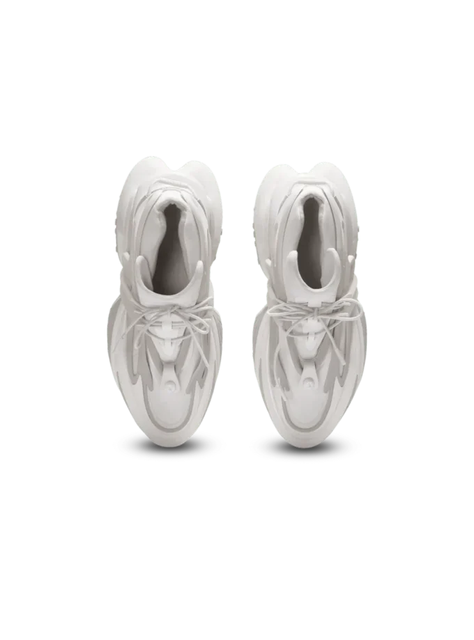Låga sneakers i neopren och läder med enhörningsmotiv Låga sneakers i neopren och läder med enhörningsmotiv