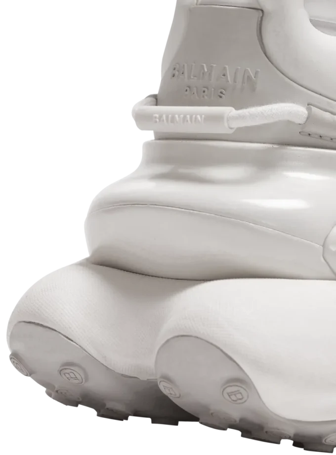 Låga sneakers i neopren och läder med enhörningsmotiv Låga sneakers i neopren och läder med enhörningsmotiv