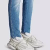 Låga sneakers i neopren och läder med enhörningsmotiv Låga sneakers i neopren och läder med enhörningsmotiv