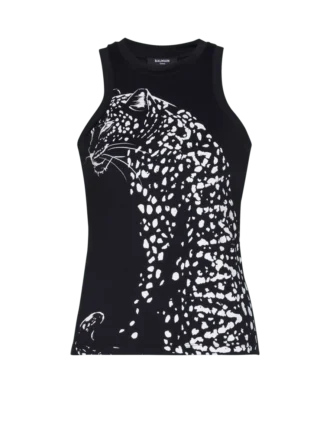 Linne med leopardmönster