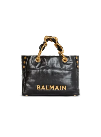 Liten 1945 Mjuk totebag i krackelerat kalvskinn
