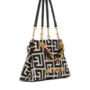 Liten 1945 Soft-toteväska i jacquard med monogram Liten 1945 Soft-toteväska i jacquard med monogram