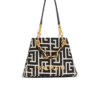 Liten 1945 Soft-toteväska i jacquard med monogram Liten 1945 Soft-toteväska i jacquard med monogram
