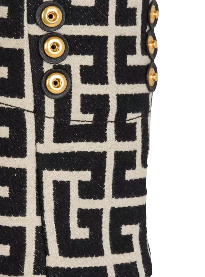 Liten 1945 Soft-toteväska i jacquard med monogram Liten 1945 Soft-toteväska i jacquard med monogram
