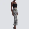 Lång tweedkjol i gingham Lång tweedkjol i gingham