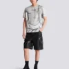 Logo-T-shirt med Statue-tryck Logo-T-shirt med Statue-tryck